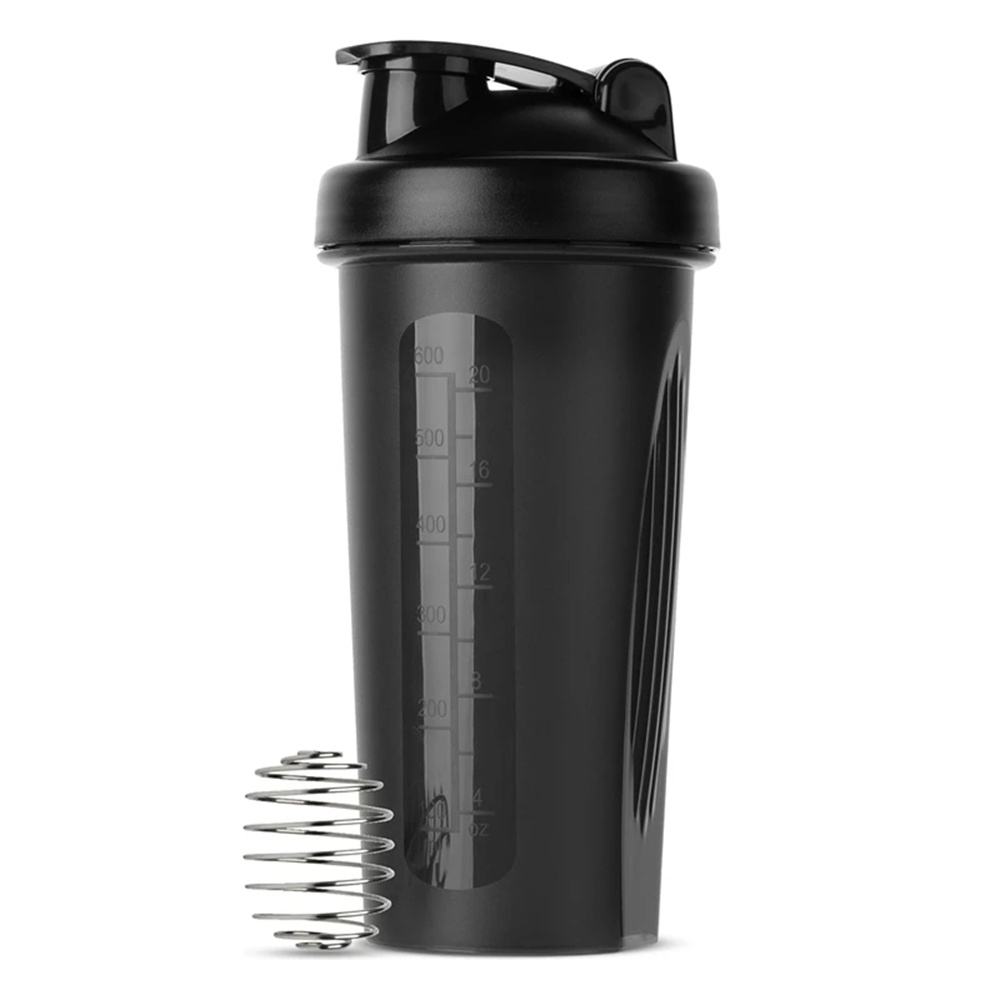 Protein Shaker Bottle - Shaker à protéines portable 600ml, bouteille