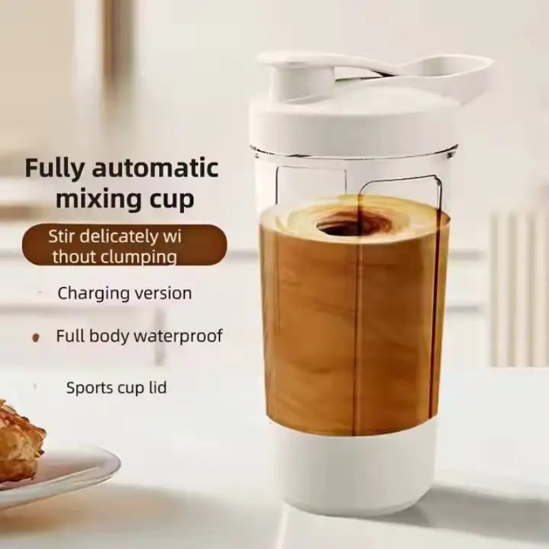 Protein Shaker Bottle - Mug électrique auto-mélangeur avec échelle graduée
