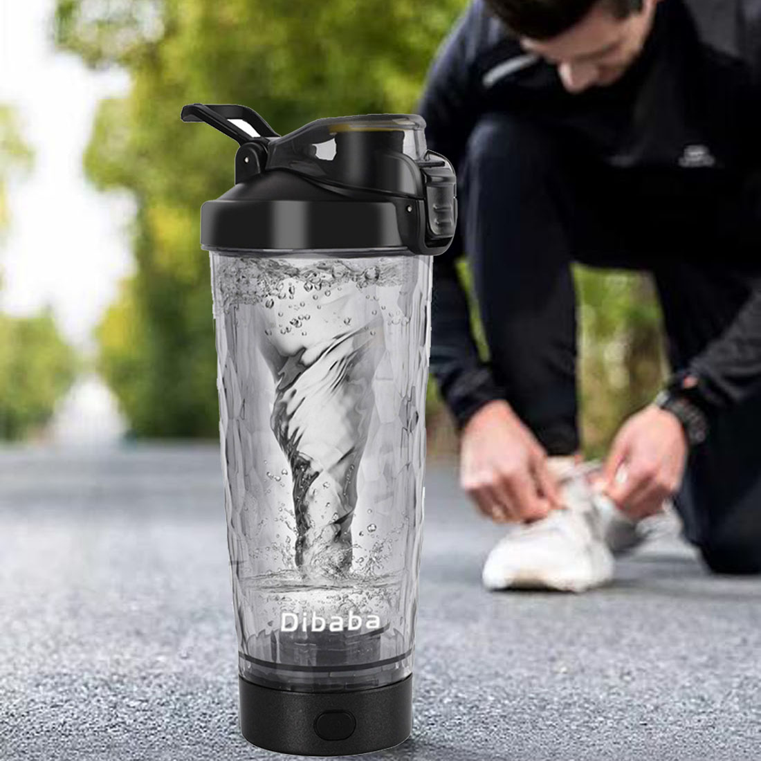 Protein Shaker Bottle - 700ml électrique protéine poudre mélange tasse