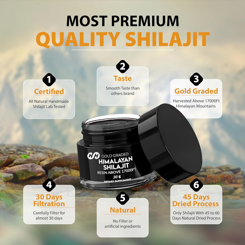 Résine de Shilajit de l'Himala - Shilajit Resin Pure avis et prix