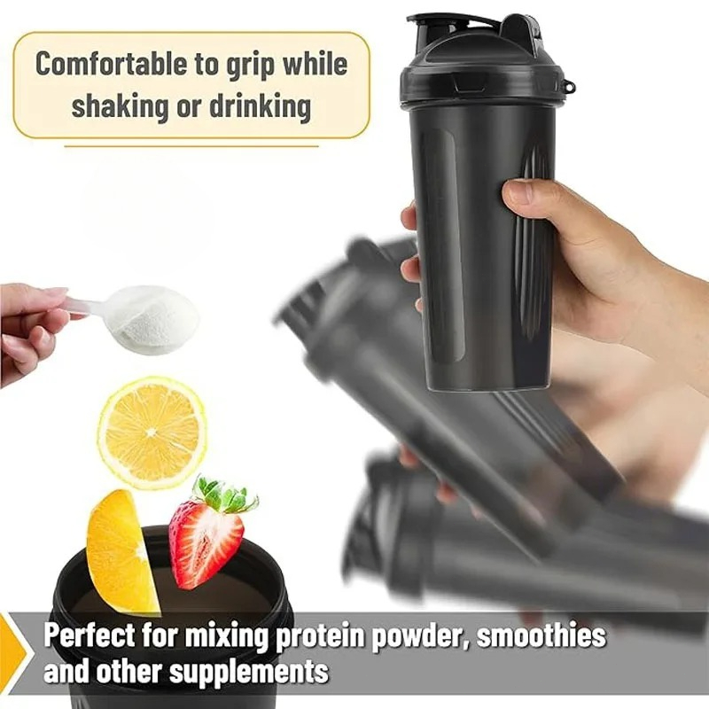 Bouteille shaker de 600 ml, bo - Protein Shaker Bottle avis et prix