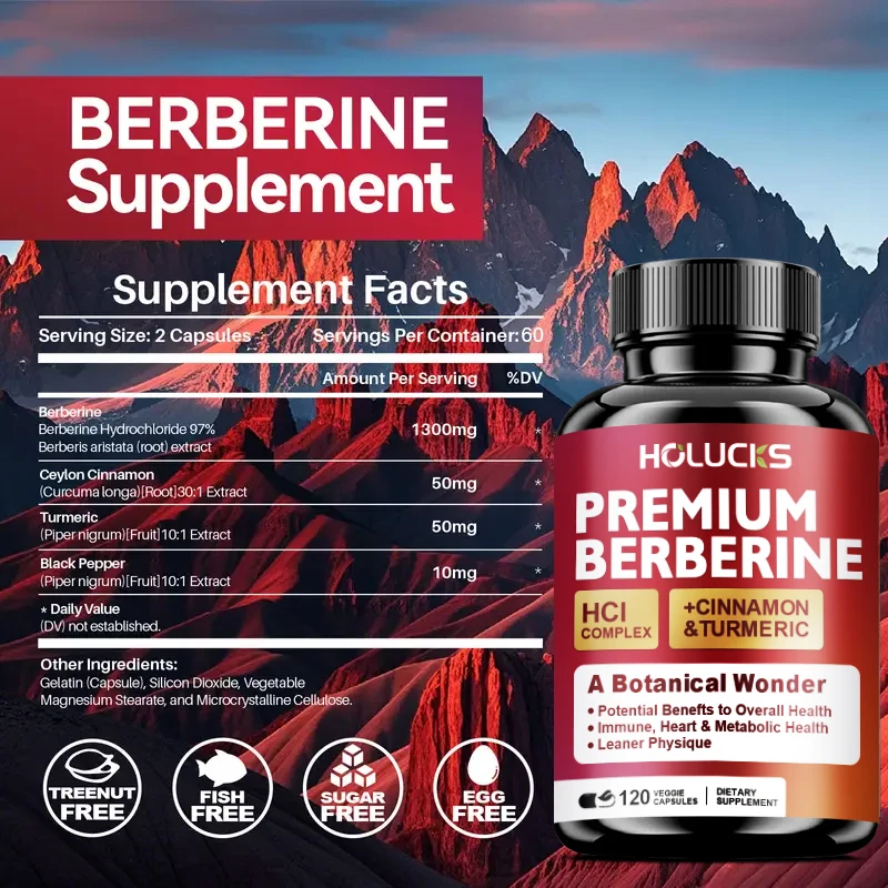 Holucks Complexe Berberine HCl - Berberine Hcl Capsule avis et prix