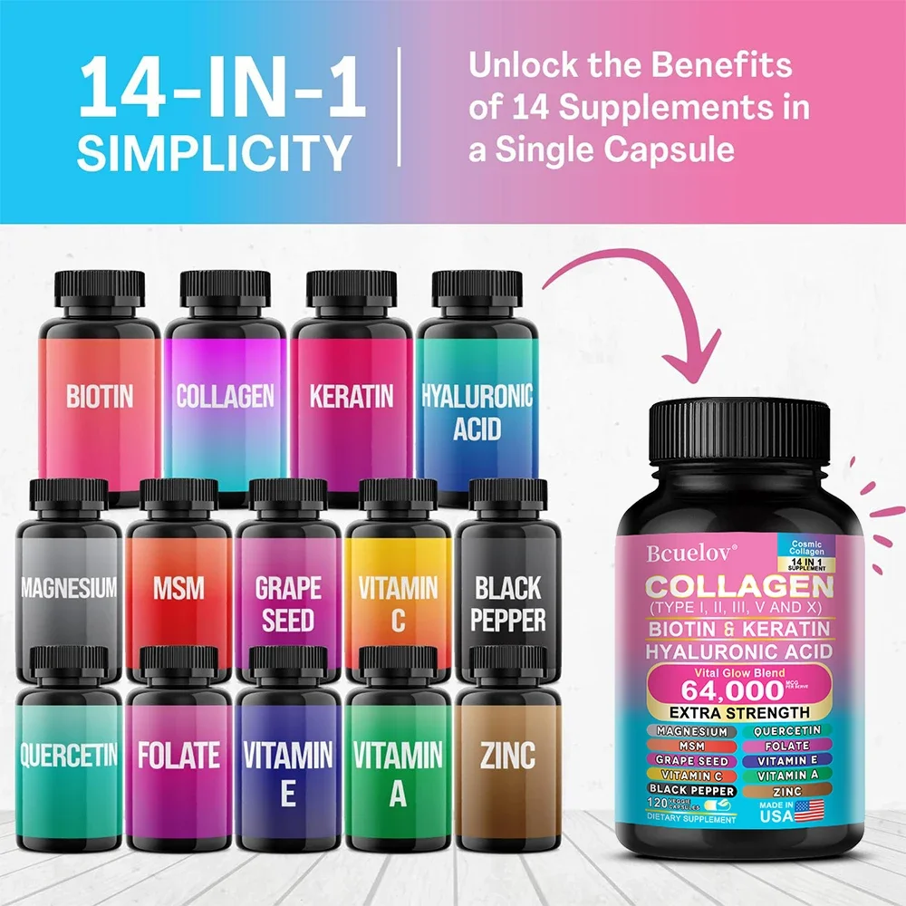 Capsules de collagène biotine  - Biotin Hair Growth avis et prix