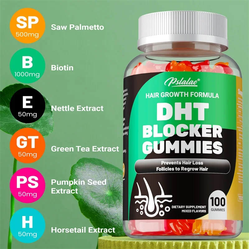 Les gommes bloqueur DHT - rédu - Biotin Hair Growth avis et prix