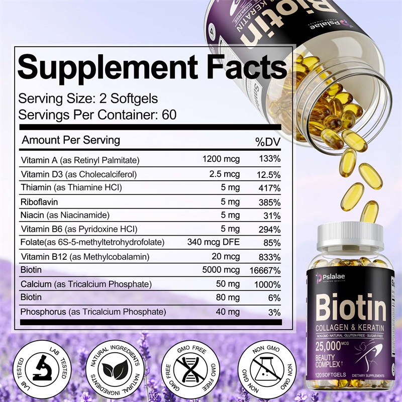 Capsules de biotine + collagèn - Biotin Hair Growth avis et prix