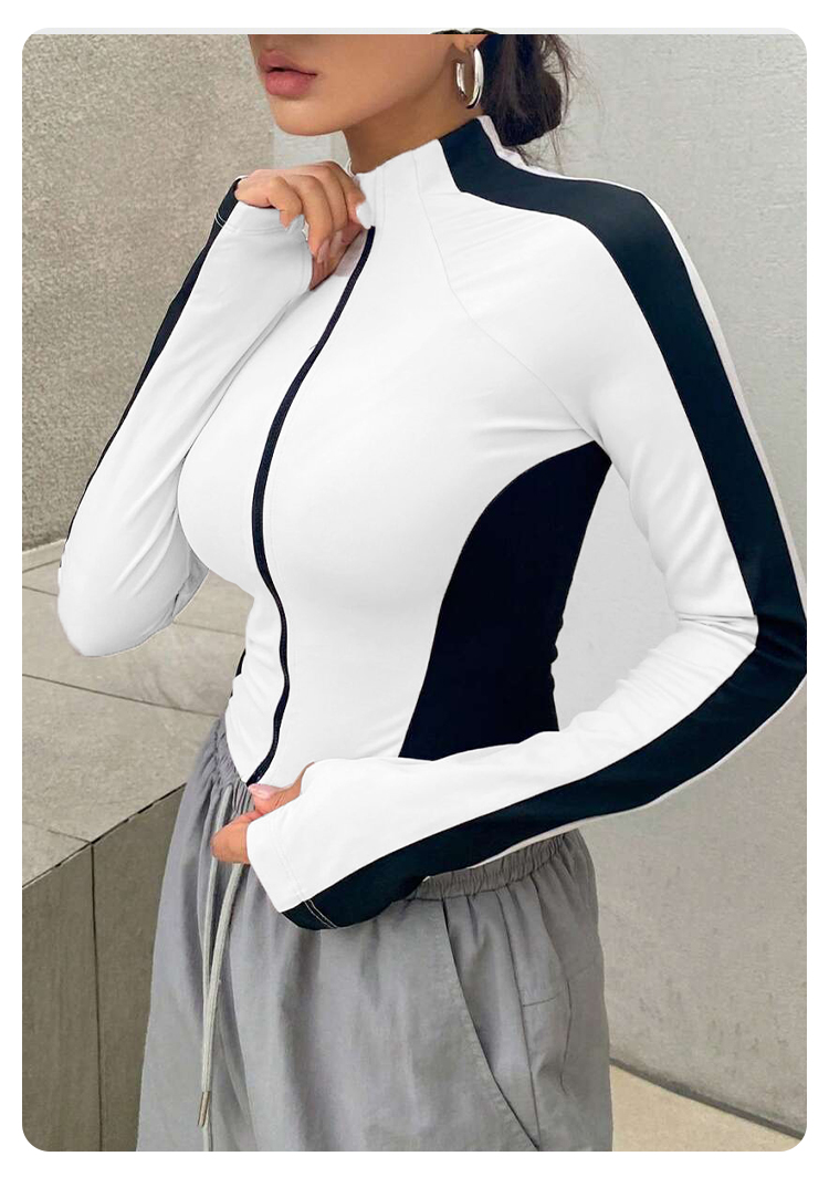 Veste de yoga à col montant, v - Fitness & Nutrition Lab Zapopan avis et prix