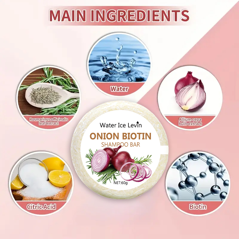 Shampooing solide à l'oignon e - Biotin Hair Growth avis et prix