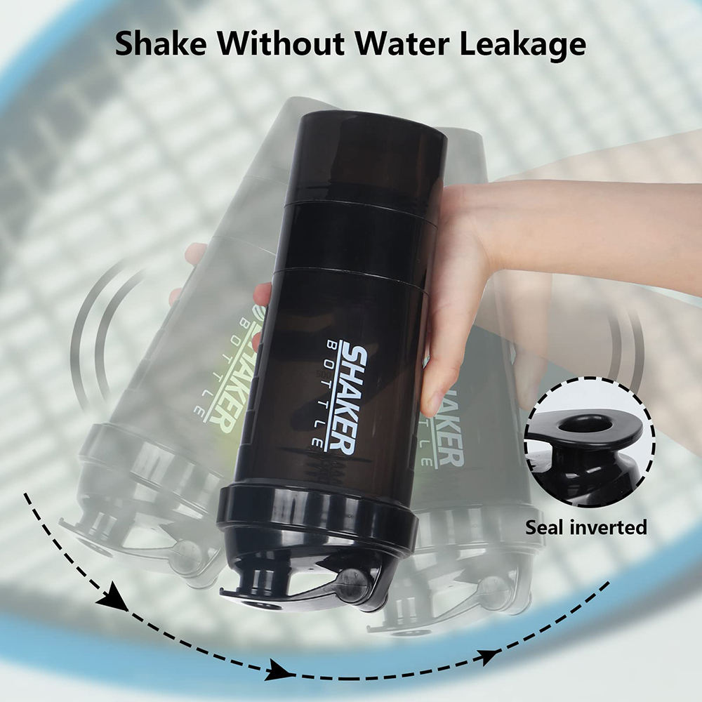 3 couches Shaker bouteille de  - Protein Shaker Bottle avis et prix