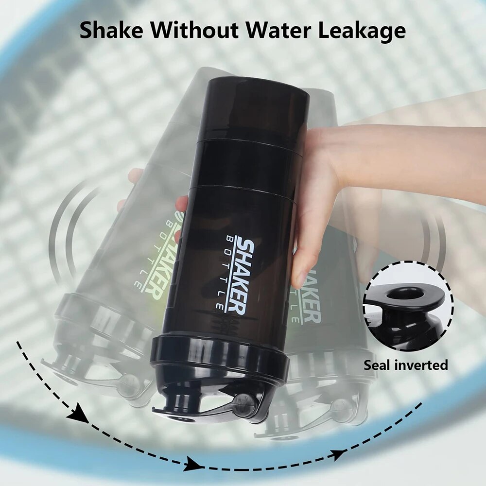 3 couches Shaker bouteille de  - Protein Shaker Bottle avis et prix