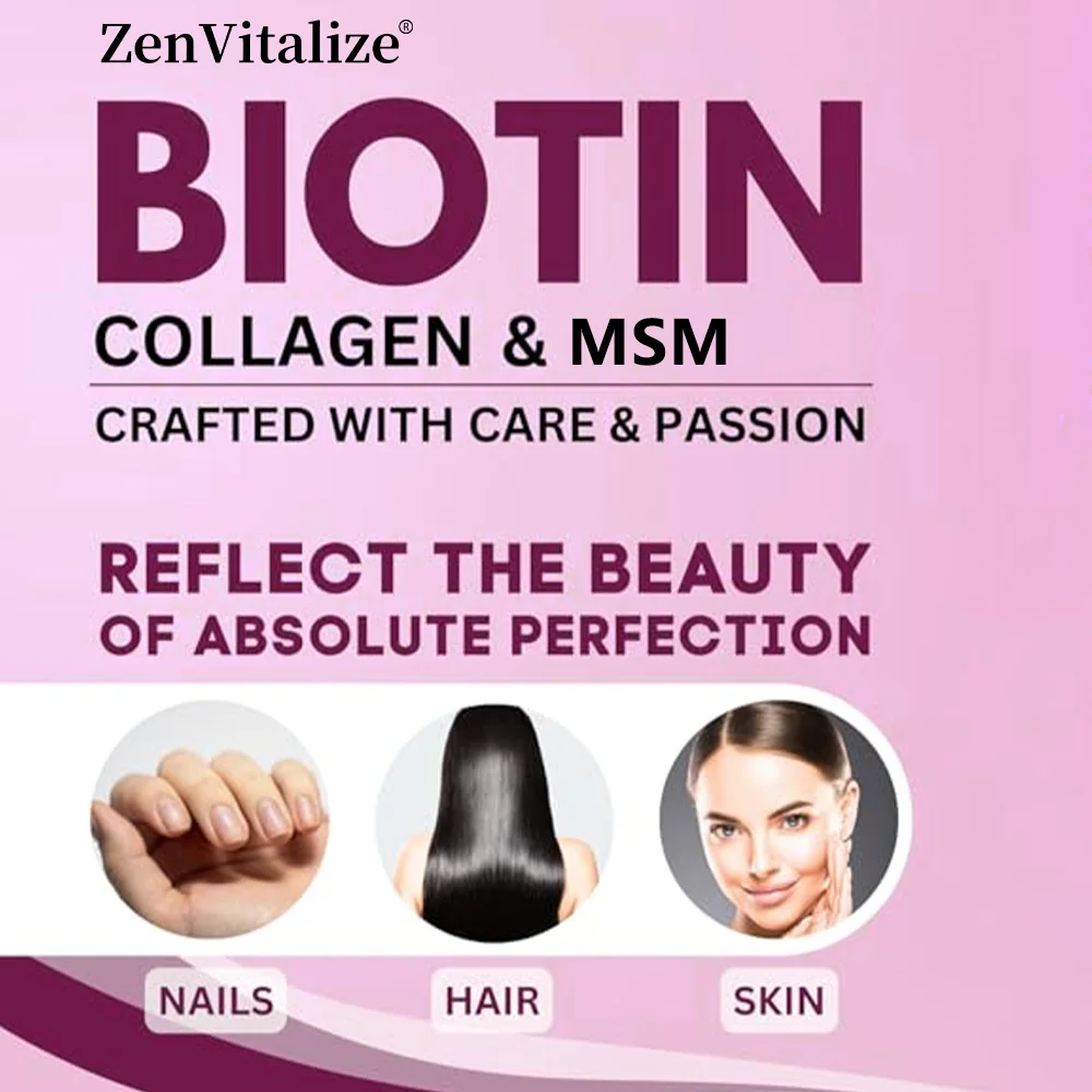 Capsules de biotine + collagèn - Biotin Hair Growth avis et prix