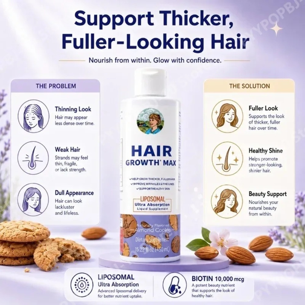 Liquide liposomal pour la croi - Biotin Hair Growth avis et prix