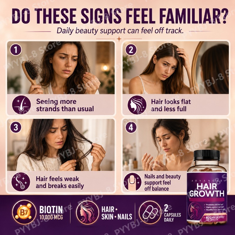 Vitamines pour cheveux pour fe - Biotin Hair Growth avis et prix